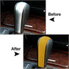 BMW 3 5 Series X3 X5 E60 E61 E90 E92 E93 Yellow Gear Shift Knob Cover Trim