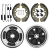 Kawasaki KAF620 KAF950 Mule 2 x Front Wheel Brake Drum Hub & Brake Shoes