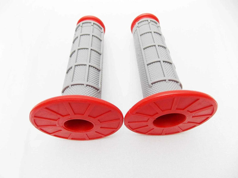 Suzuki RM250 Red Grey Hand Grip Set
