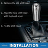 BMW 1 Series Faux Leather Chrome Gear Shifter Knob (2006-2011)