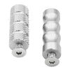 Universal Motorcycle Silver 6mm Foot Peg Gear Shift Brake Lever Toe Peg Pedal