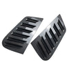 VW Polo 2001-2009 Carbon Fiber Black Rear Window Louver Vent Cover Trim