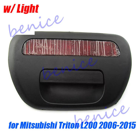 Mitsubishi Triton L200 1 x Rear Black Tail Gate Handle w/ Light (2006–2015)