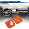 Ford Maverick (2022-2025) Orange Air Condition Outlet Vent Trim Cover