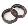 43x54mm Brown Motorcycle Front Fork Damper Oil Seal