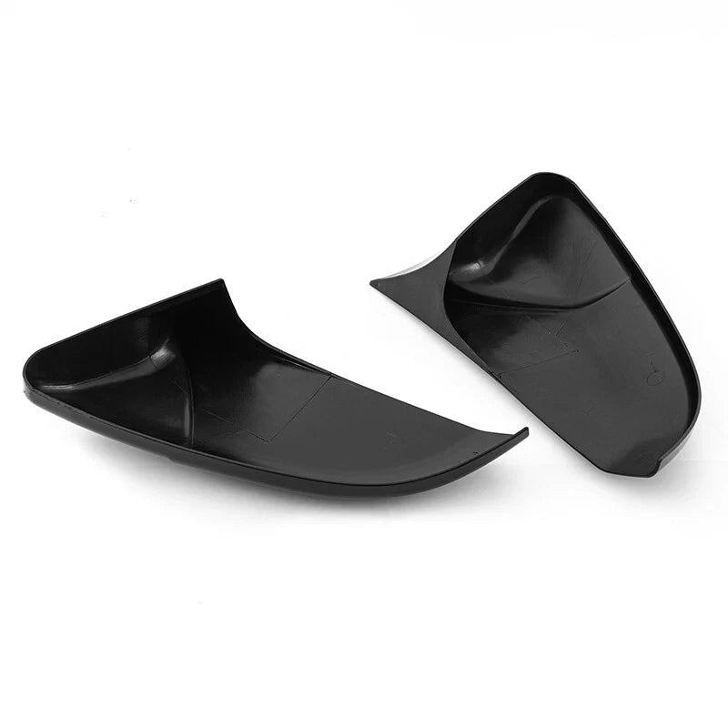 Honda Civic 2 x Glossy Black OX Horn Rear View Mirror Covers (2016-2021)