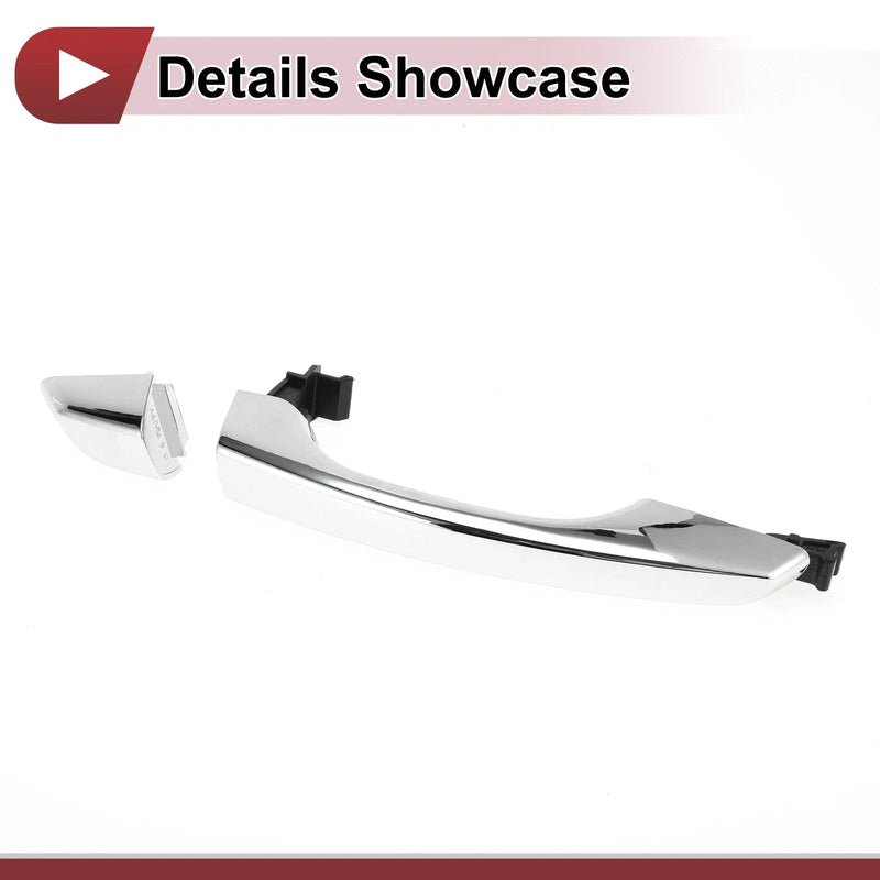 Hyundai Elantra Sedan (2017-2020) Silver Tone Car Door Handle Grip