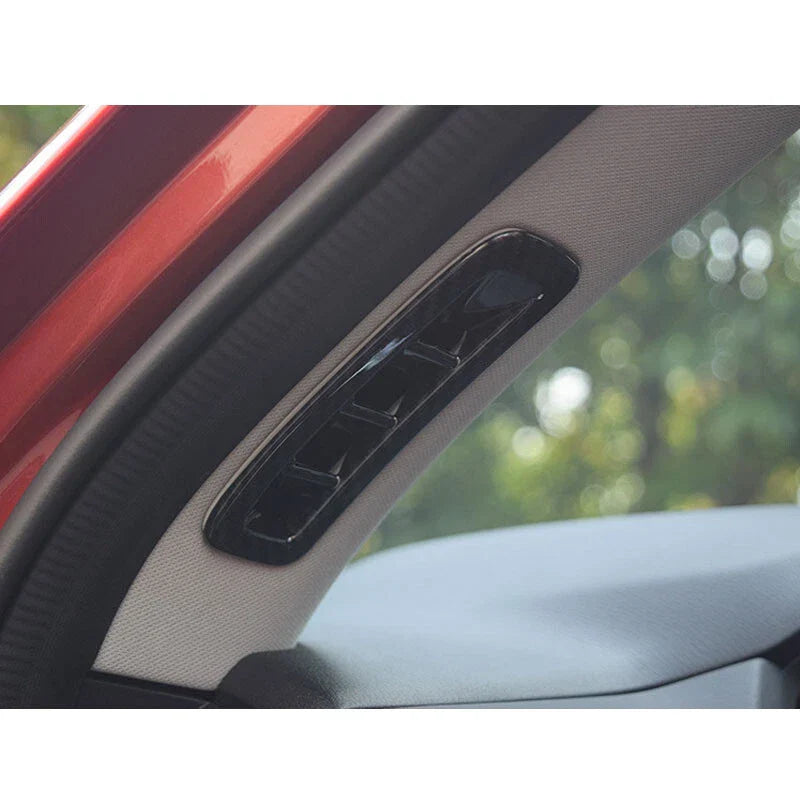 Mazda CX-5 2017-2022 Carbon A pillar Side Air Outlet Vent Cover Trim Fit