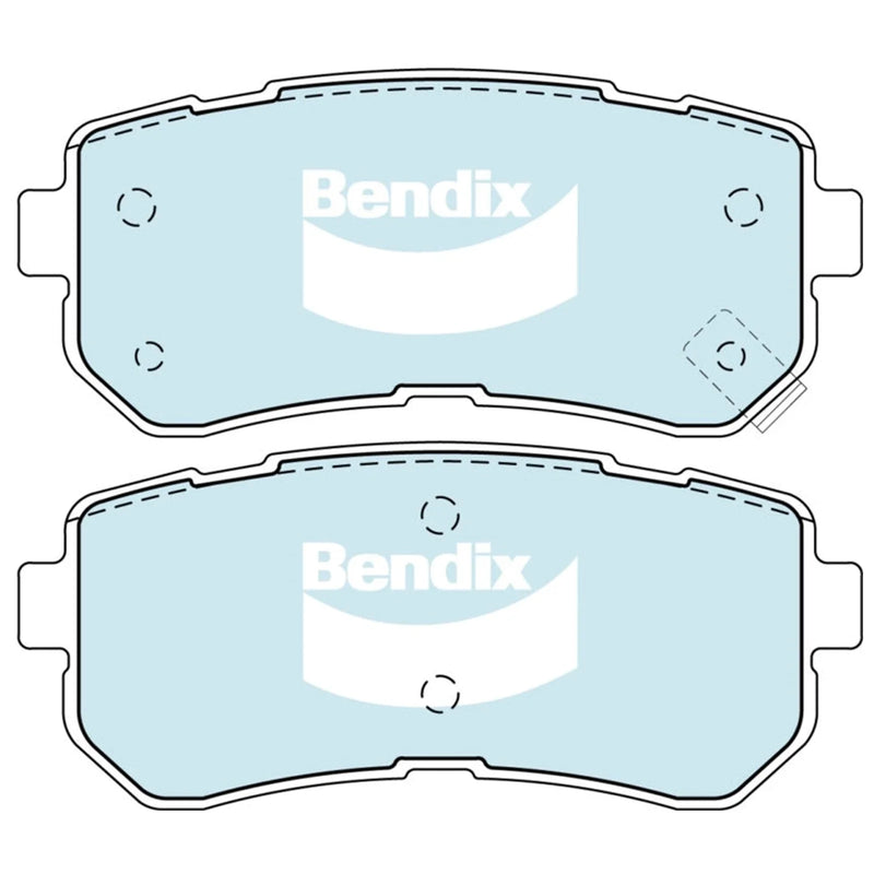Kia Cerato Rear Disc Brake Pad Set TD 4cyl 2.0L (2009-2013)