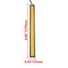 Camping Caravan Boat Car Waterproof 2 x 12V Amber DRL COB LED Strip Lights