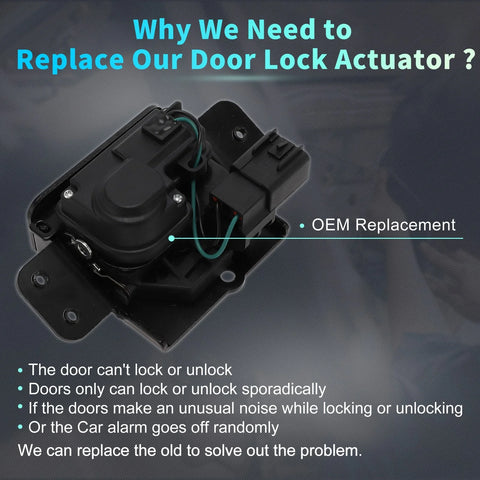 Chevrolet Tahoe Rear Liftgate Door Lock Actuator Motor OEM (2007 - 2014)