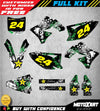 Kawasaki KXF 250 (2009-2012) GRAFFITI STYLE Custom Graphics Full Kit