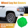 Land Rover Range Rover Sport 20 x 22mm Wheel Lug Nut Cover Green (2006–2013)