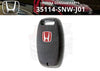 Honda Civic FD2 Type-R Key Cover Bottom Red H