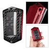 Land Rover Range Rover XF, XE Red & Black Carbon Style Key Fob Case Cover