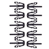 Isuzu Pickup KBZ TFR D-MAX Vauxhall 100 x Grille Clip Replacement (2002-2023)