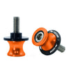 BMW S1000R S1000RR 2014-2018 - 2 x Orange Coil Slider Screws Swingarm Spools