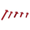 Kawasaki Yamaha 195pcs Bolts Fastener Motorcycle Fairing Red
