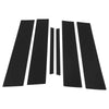 Honda City 6 Pcs Black Door Pillar Window Trim (2022-2024)