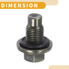 Ford F150 Bronze Tone 1 Pc Oil Drain Plug Pan Thread Repair