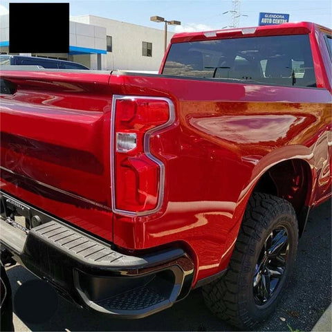 Chevrolet Silverado 1500 Rear Light Lamp Tail Cover Trim (2019-2022)