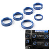 Ford F150 XLT (2015-2020) Blue 6x Air Conditioner Switch Knob Trim