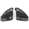 Carbon Fiber Replace Side Mirror Caps Cover Fit Audi A4 B9 17-23 w/ Lane Assist