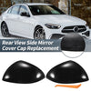 Mercedes-Benz C S-Class Rearview Mirror Cover Cap Gloss Black (2022-2023)
