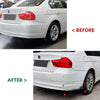 BMW 3 Series E90 (2005-2012) Carbon Look 2 x Rear Bumper Side Covers