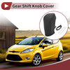 Ford Fiesta Black Faux Leather Car Gear Shift Knob Cover (2011-2019)