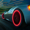 Car - Blue / Red 8pcs Luminous Tire Valve Stem Caps