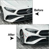 Benz A Class W177 A180 A200 Front Bumper Side Spoilers (2023-2024)