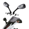 Suzuki GSXR600 GSXR750 Rear-View Mirrors with Turn Signals (2006-2025)