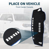 Nissan Tiida C11 Sun Protector Black Blue Dashboard Cover Mat (2004-2014)