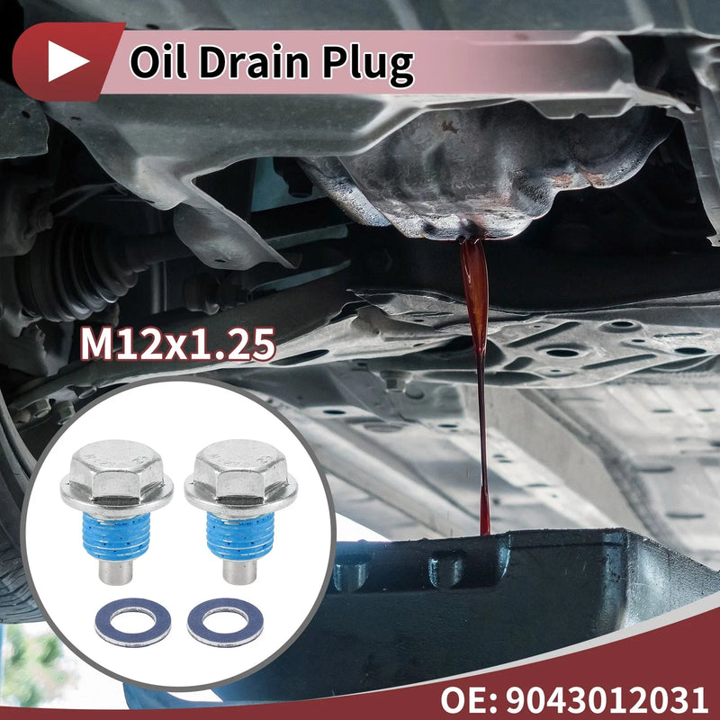 Toyota Tacoma Tundra Camry Corolla 1 Set Oil Drain Plug Blue