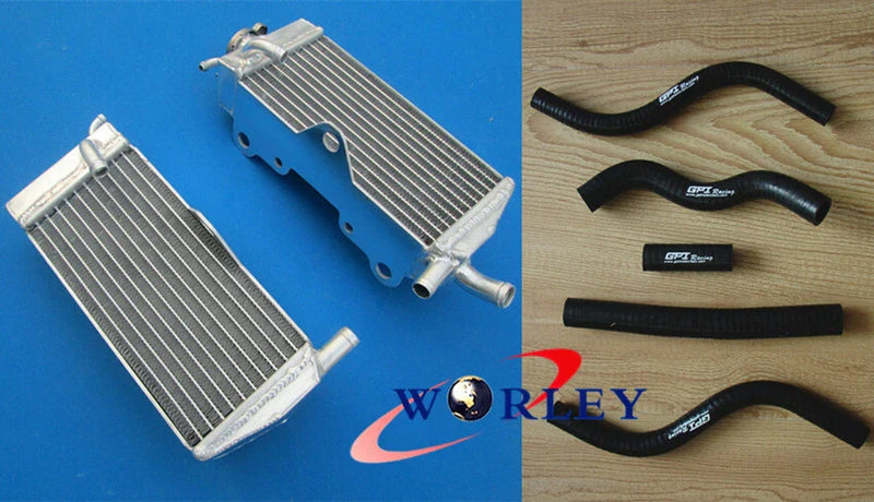 Honda CR125 CR 125 CR125R 1989-1989 Aluminum Radiator & Hoses