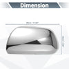 Toyota Sienna Pair Rearview Mirror Cover Overlay Chrome Plated (2011–2020)