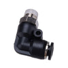 Turbocharged Vehicles Black Push Lock Vacuum Fitting Set