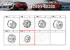 Toyota Land Cruiser 80 Series Center Wheel Hub Cap Set 4pcs