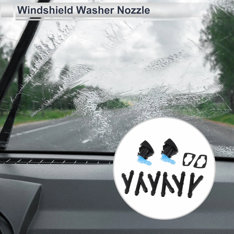 Dodge Windshield Washer Nozzle & 6 x Hose Connectors (2011-2023)