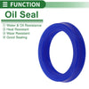 Oil Seal 38x50x9mm Rotary Shaft Seal TPU High-Pressure Blue 5 Pcs