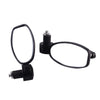 Universal 7/8" Black Bike Bar End Side Mirrors (Fits Most Models)