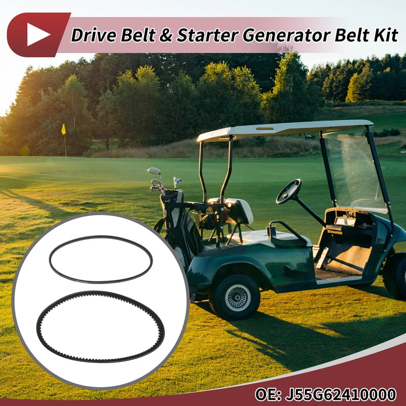 Yamaha 4-Cycle Gas Drive Belt Starter Generator Belts Kit