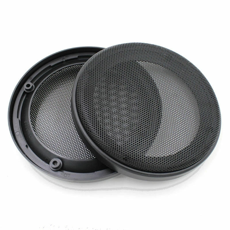 2X Speaker ABS Coaxial Steel Mesh Grille Cover Woofer Mask 5" Round Steel Mesh