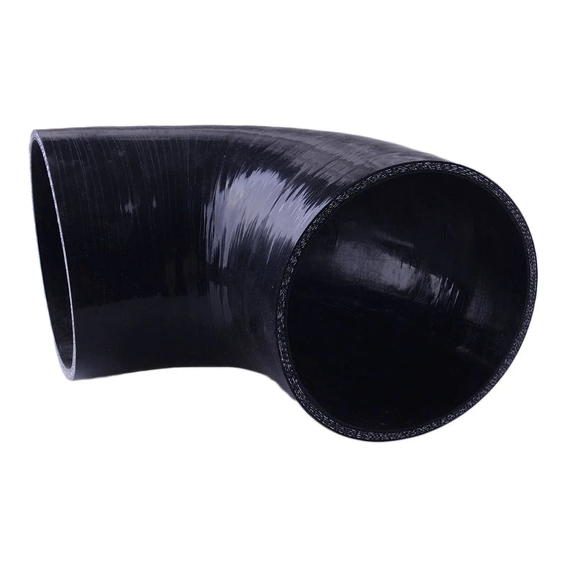 Car Radiator 3" Black 90 Degree Silicone Elbow Hose Coupling (Fits Various)