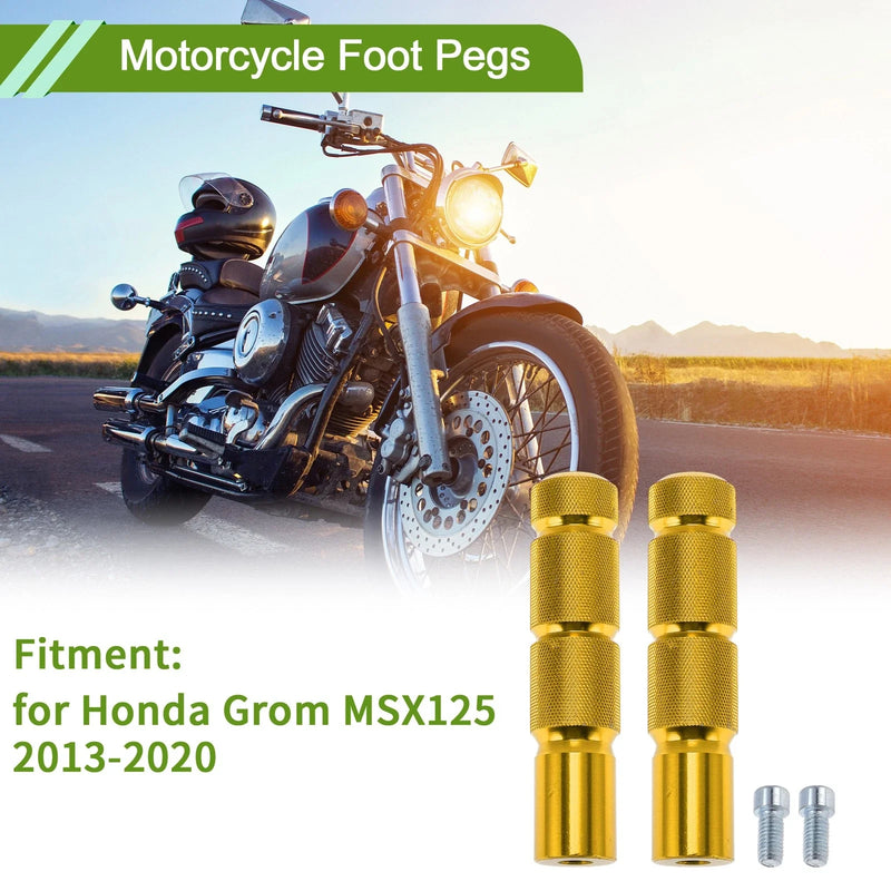 Honda Grom MSX125 Aluminum Alloy Foot Pegs (2013-2020)