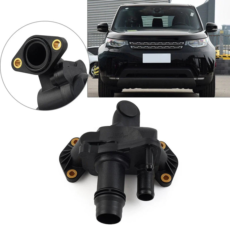 Land Rover Jaguar XF Engine Coolant Thermostat Housing Water Outlet Pipe