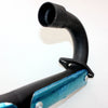 150cc 200cc 250cc Quad Dirt Bike ATV Exhaust Pipe + Silver Alloy Muffler