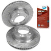 Landcruiser 200 Front Slotted Disc Brake Rotors & 4WD Pads (2007–2021)