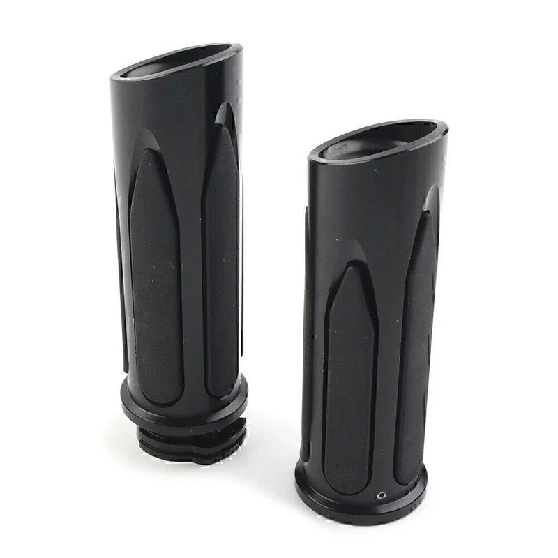 Harley Touring Street Road Glide Black Soft Touch Hand Grips (2009-2023)